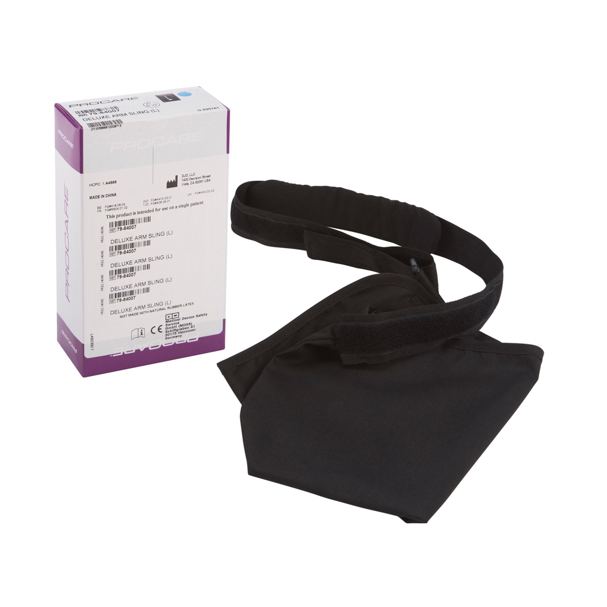 ProCare® Deluxe Arm Sling, Contact Closure, Blue, Large, 8-1/2 x 17-1/2 Inch 79-84007