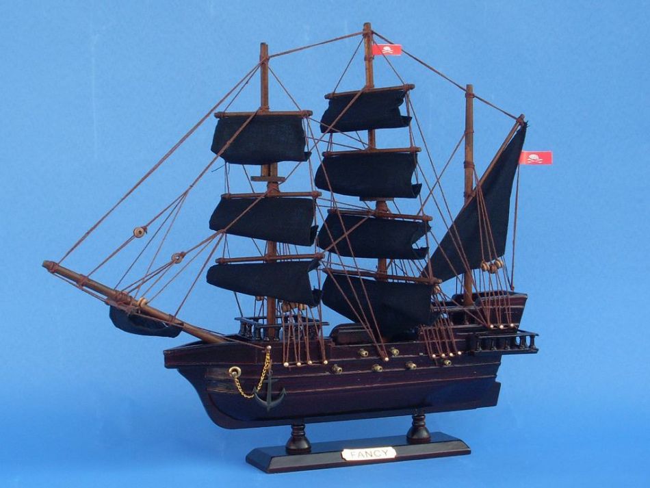 Wooden Henry Avery's The Fancy Model Pirate Ship 14""