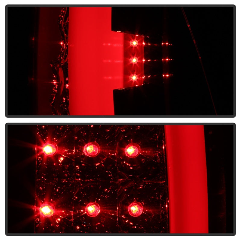 SPYDER xTune 05-15 Toyota Tacoma (Excl Models w/LED) Light Bar LED Tail Lights -Chrm (ALT-ON-TT05-LBLED-C) 5082114
