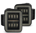 AlphaRex 19-24 Jeep Gladiator JT Nova-Series Prismatic LED Tail Lights - Alpha-Black 602050 *Discontinued