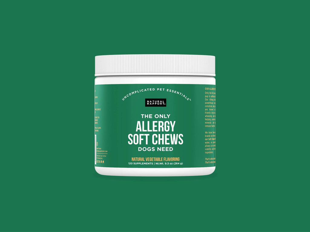 🌿🐾 Allergy Support Soft Chews for Dogs – Immune, Skin & Seasonal Allergy Support