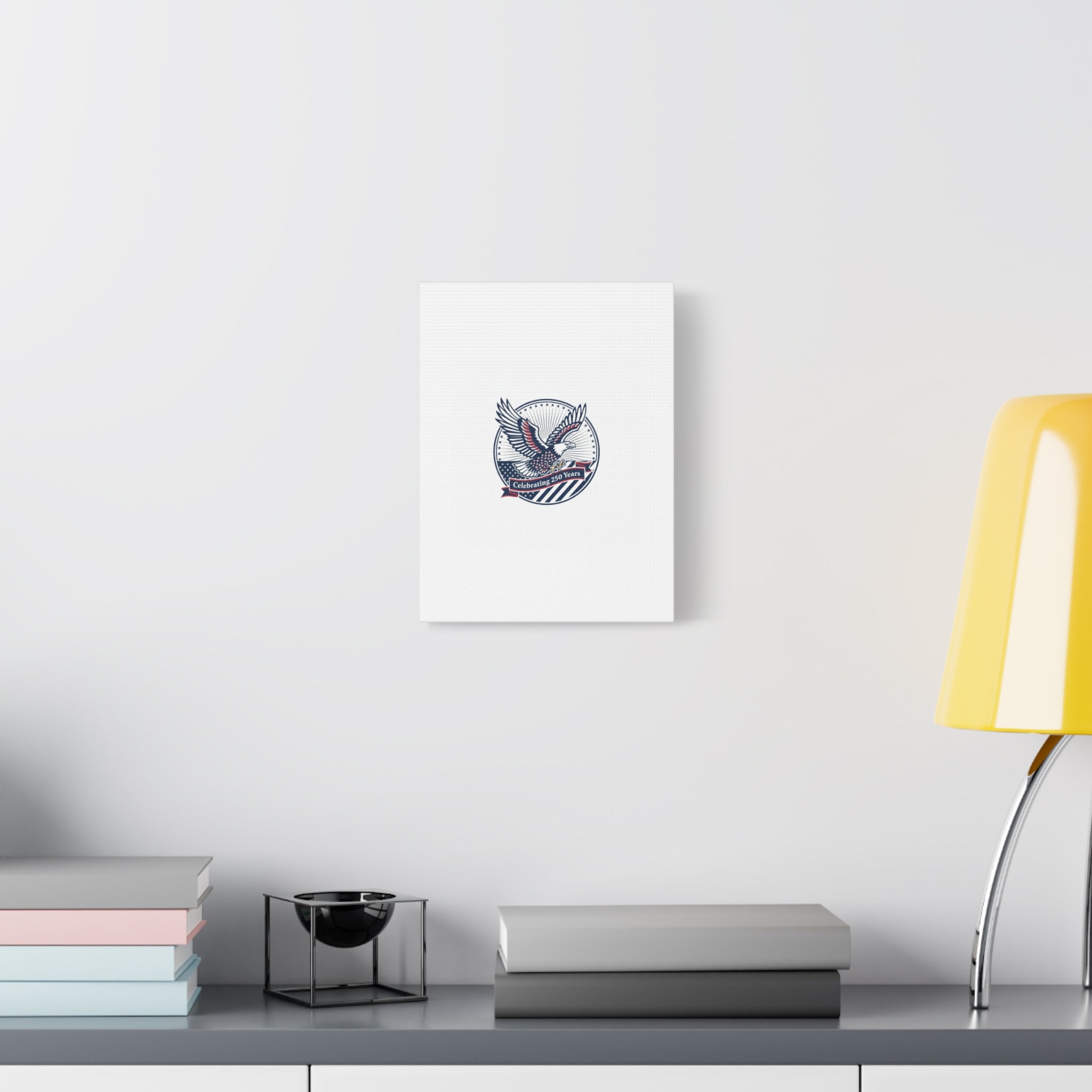 250th Anniversary Eagle Emblem Canvas | Semiquincentennial Americana