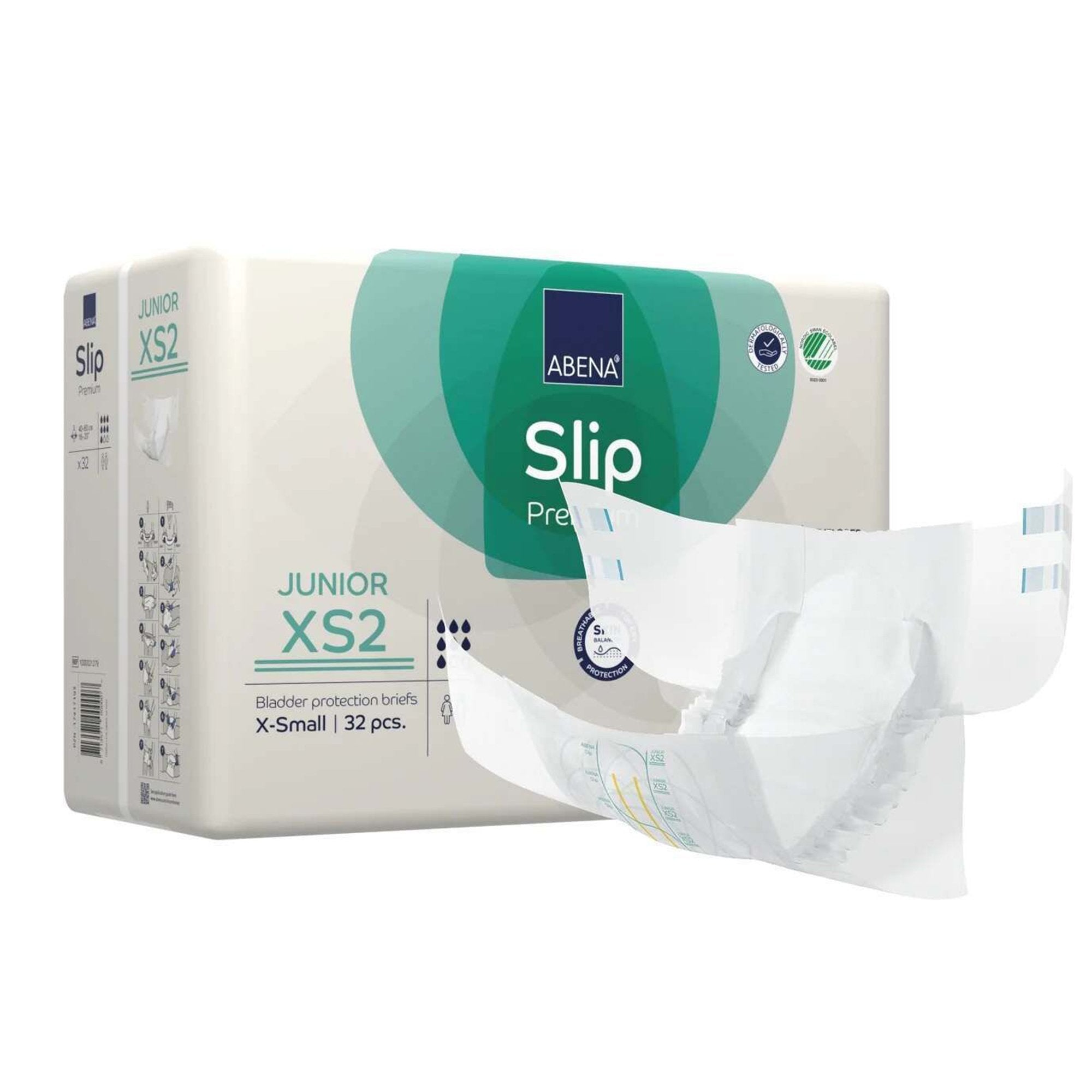 Abena® Slip Premium Junior XS2 Incontinence Brief, Extra Small 1000021279