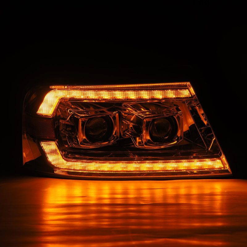 AlphaRex 04-08 Ford F150 PRO-Series Projector Headlights Black w/ Sequential Signal and DRL 880135 *Discontinued