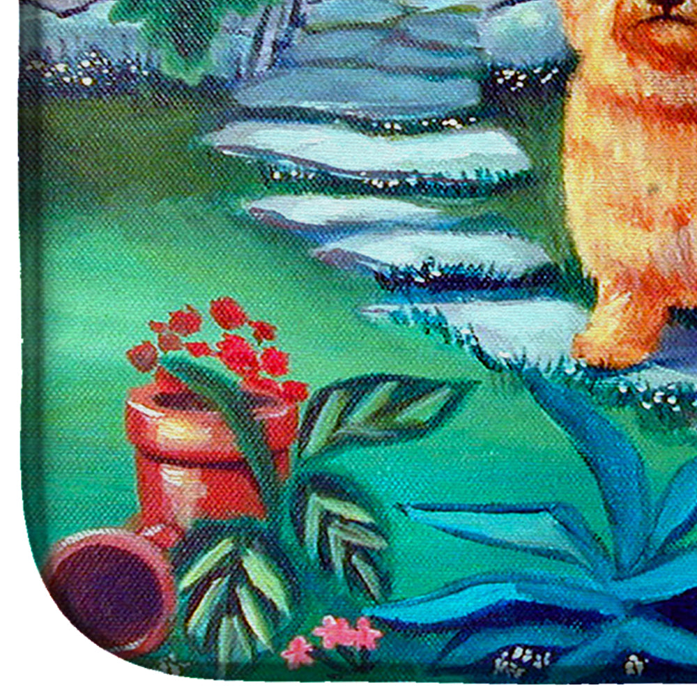 Norwich Terrier Dish Drying Mat Absorbent Dish Drying Mat Pad for Kitchen Counter Dish Drainer Mat for Countertop, 14 x 21", Multicolor
