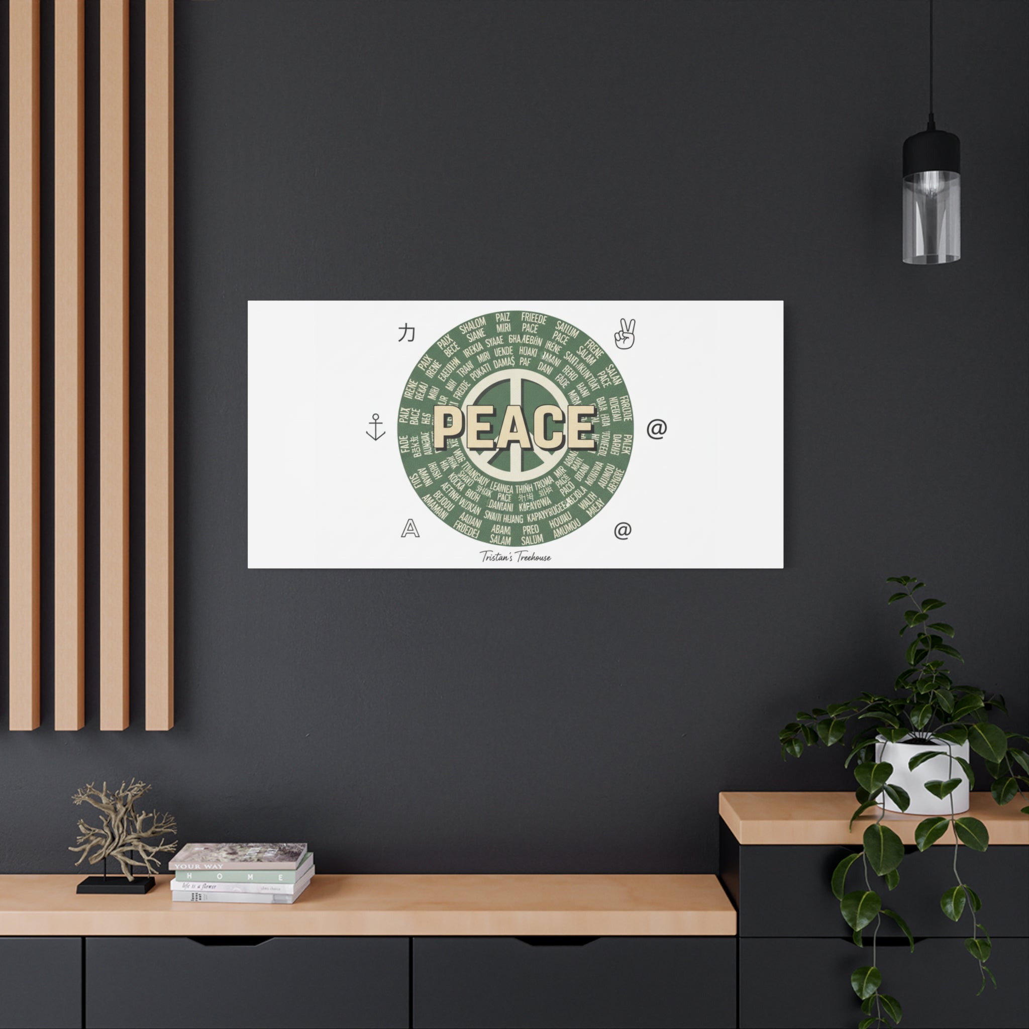 Peace doodle canvas | hand drawn sketch aesthetic, handwritten message