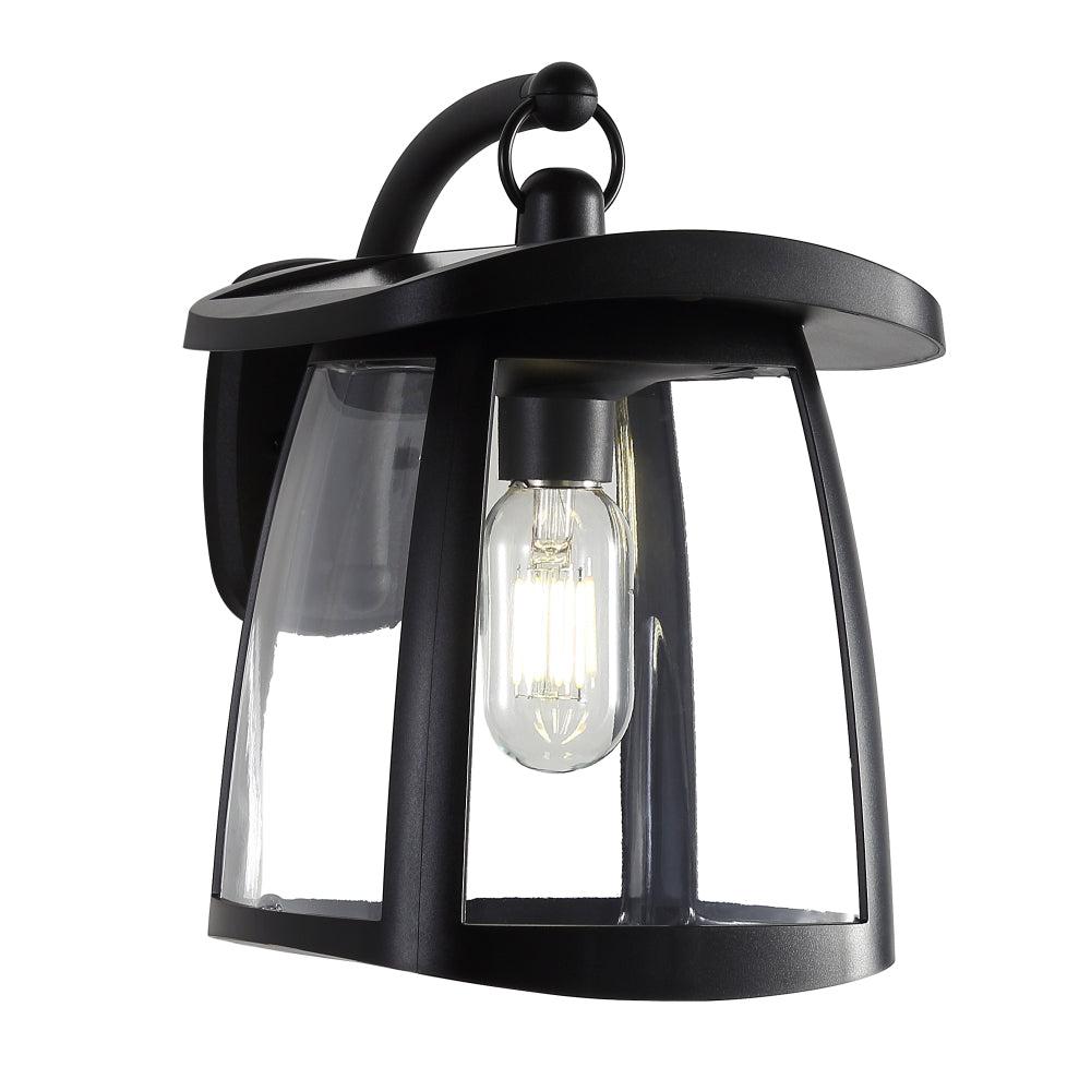 Solar Wall Lantern with 4 Lighting Modes | IP54 Waterproof Outdoor Hanging Light | Dual Solar Panels