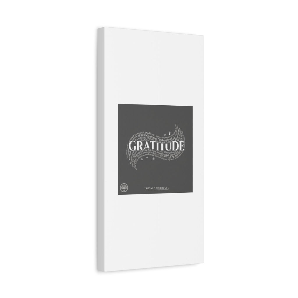 Gratitude Wall Art Matte Canvas | Tiny Treats, sweet uplifting print