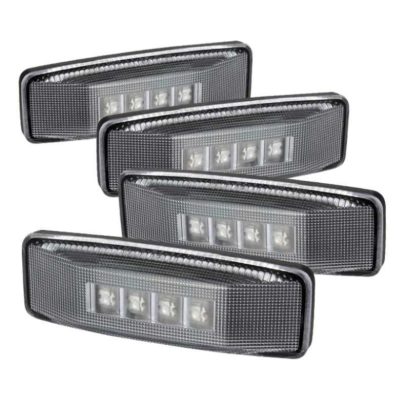 SPYDER Xtune Dodge Ram 94-02 Dually 2 Red LED+2 Amber LED Fender Lights 4pcs Clear ACC-LED-DR94-FE-C 9924699