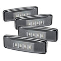 SPYDER Xtune Dodge Ram 94-02 Dually 2 Red LED+2 Amber LED Fender Lights 4pcs Clear ACC-LED-DR94-FE-C 9924699