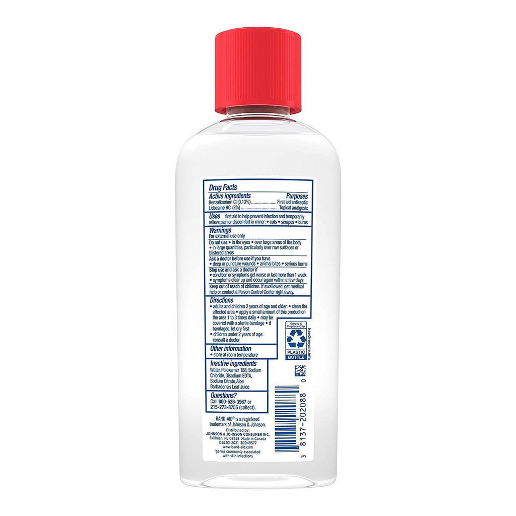 Band-Aid® Antiseptic Cleansing Liquid 38137202088