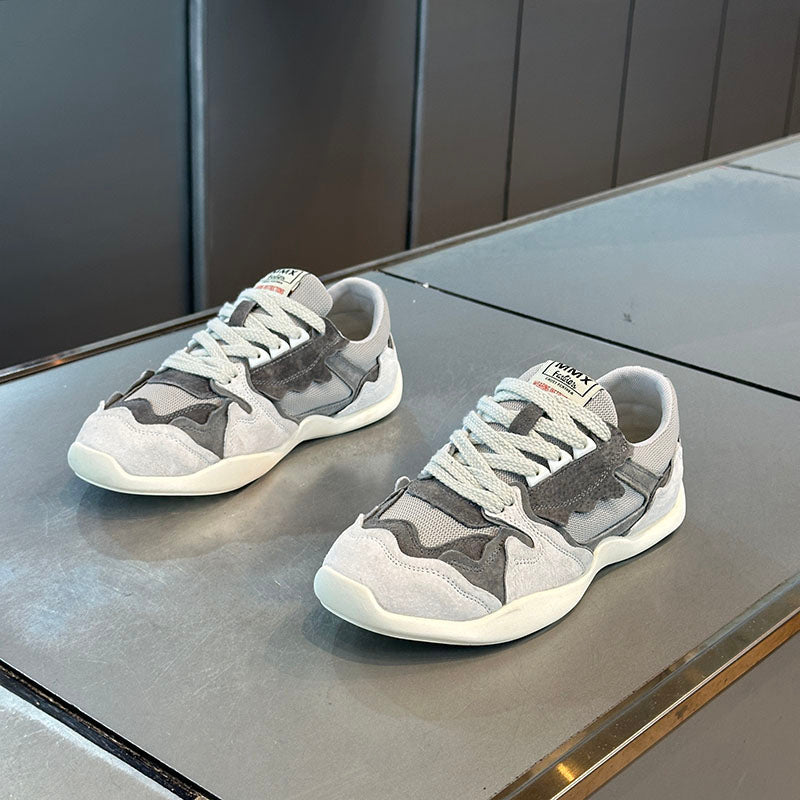 2026 Summer New Men's Cortez Style Shoes, Breathable Mesh, Trendy Fashionable Versatile Color Block Casual Skate Shoes