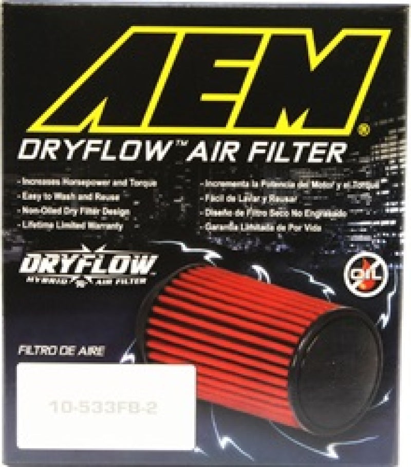 AEM Induction AEM 3.5 inch Short Neck 5 inch Element Filter Replacement 21-204DK