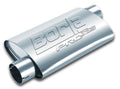 Borla Universal Pro-XS Muffler Oval 2.5in Inlet/Outlet Offset/Offset Notched Muffler 400490