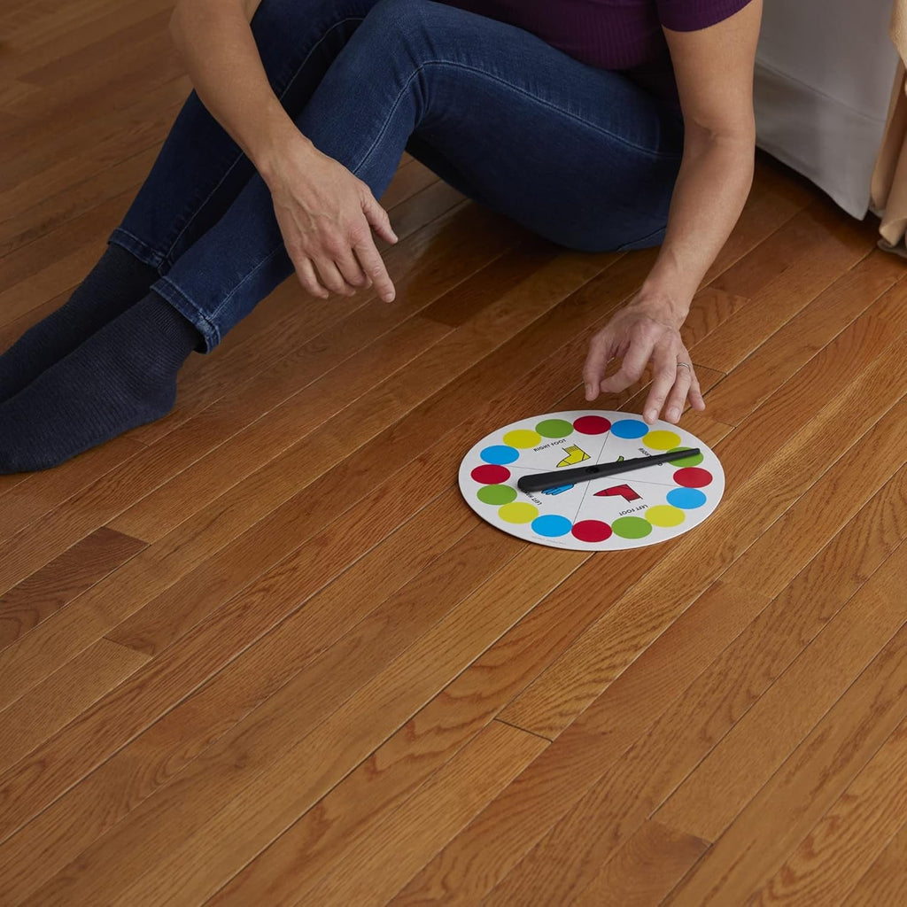 Hasbro Twister Party Classic Board Game for 2 or More Players,Indoor and Outdoor Game for Kids 6 and Up,Packaging May Vary