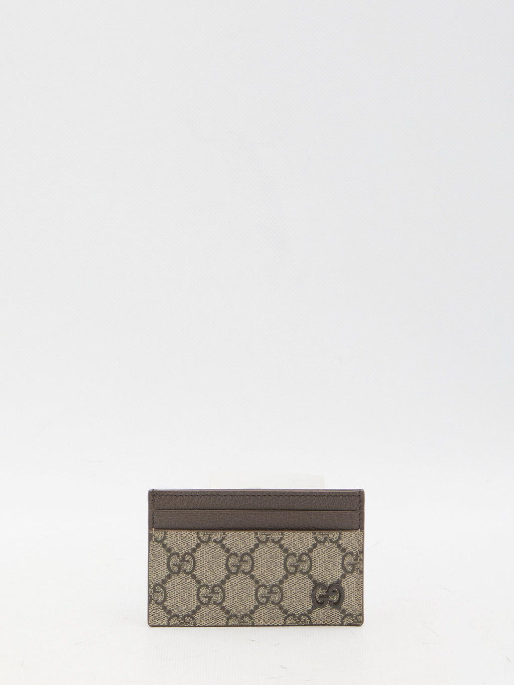 GUCCI Bicolor Mini GG Card Holder 11x7cm