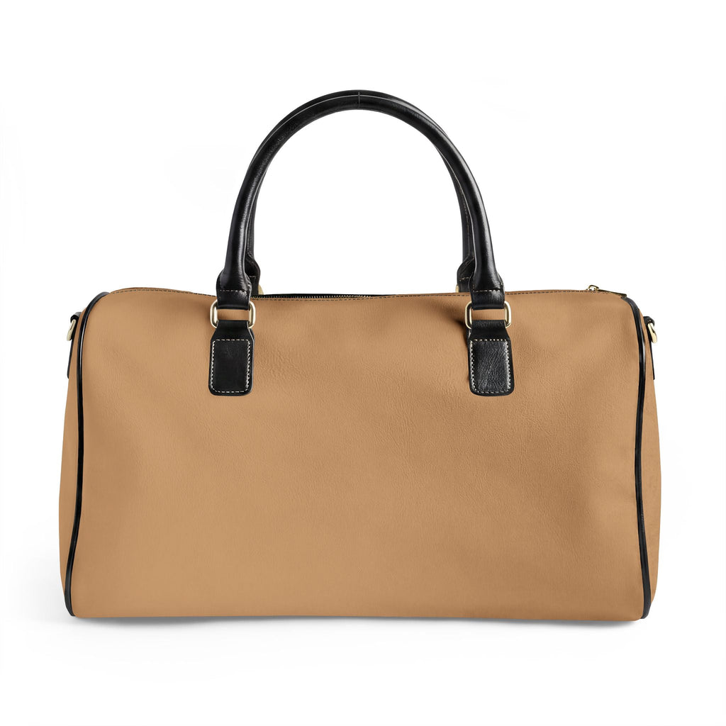 Paris Je T'aime Leather Weekender Bag — NEUTRAL Travel Duffle