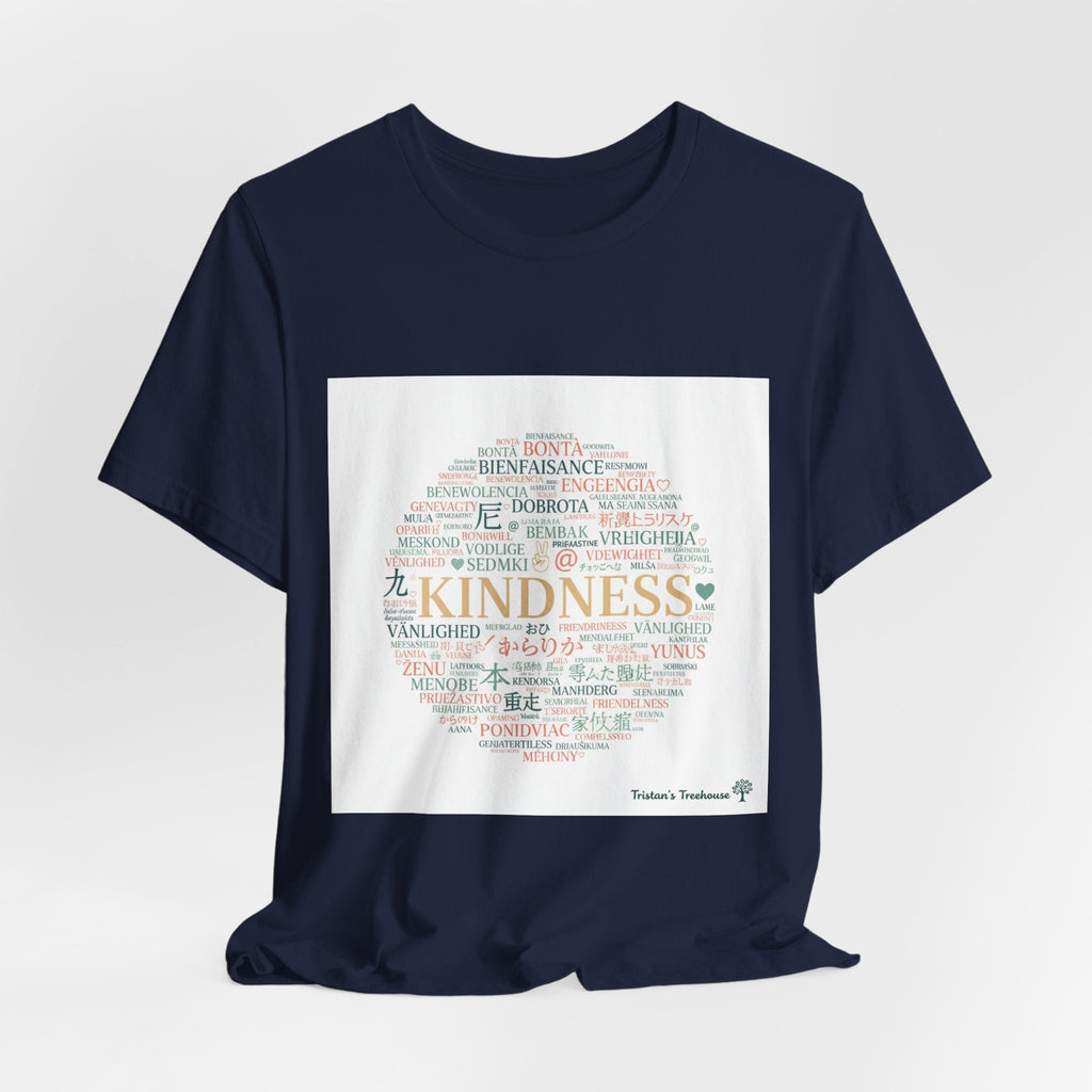 Kindness Word Cloud Tee | Fresh Start Minimalism, reset mode apparel