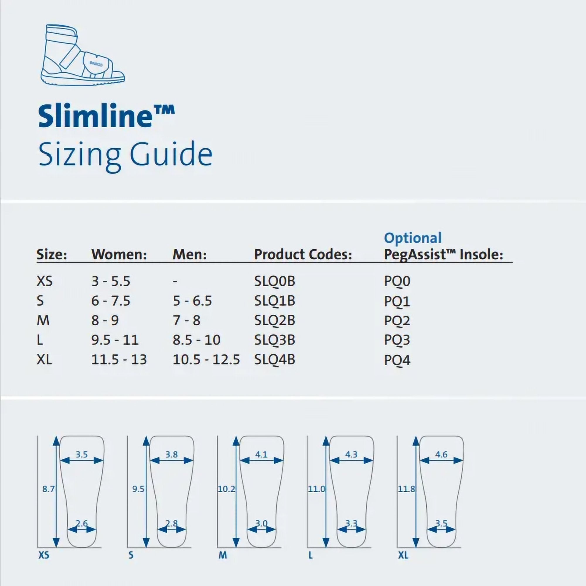 Darco® SlimLine™ Cast Boot, Large SLQ3B