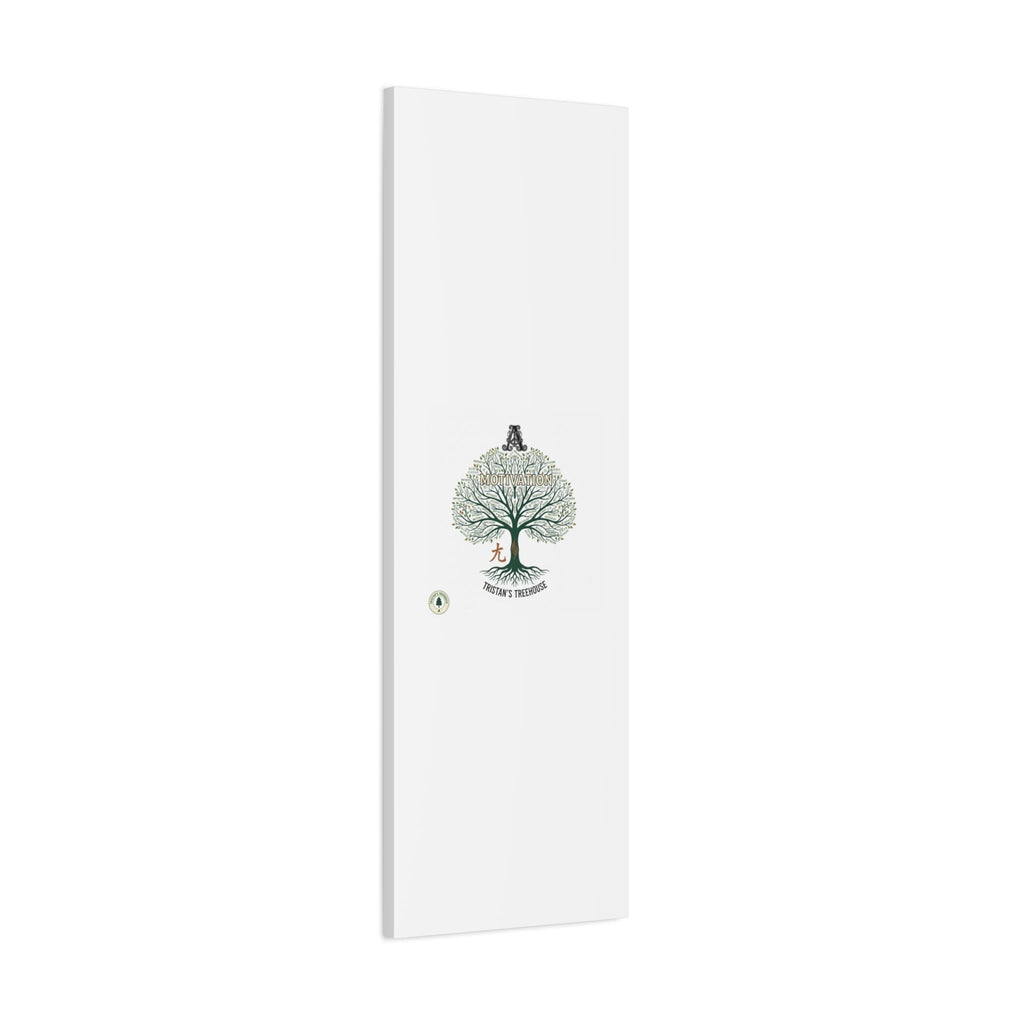 Handwritten Doodle Tree Canvas | Matte Stretched Wall Art