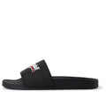 BALENCIAGA Pool Rubber Political Logo Sandals