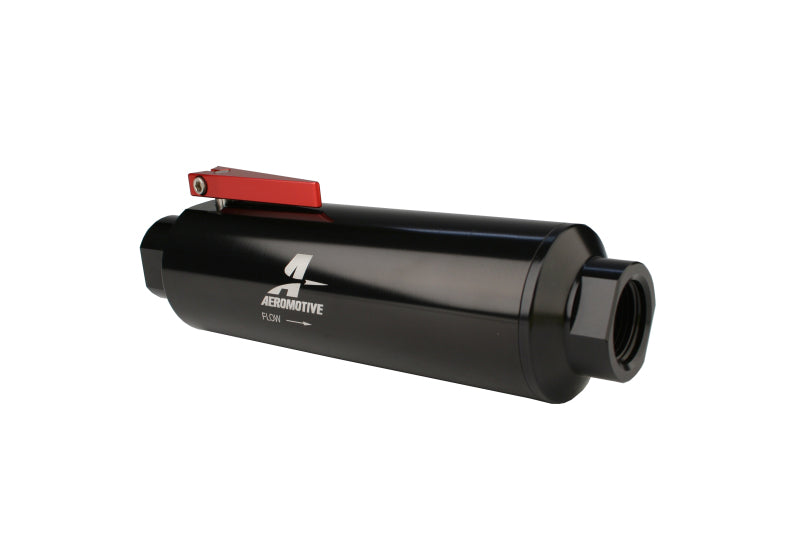 Aeromotive ORB-12 Shutoff Valve Fuel Filter