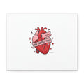 Love Yourself First Canvas, Hearts-with-a-Twist, Anti-Valentine Art