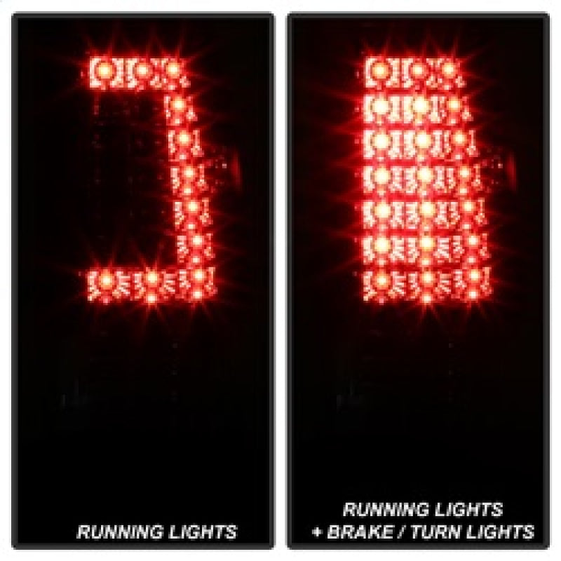 SPYDER xTune 03-06 Chevrolet Silverado 1500/2500HD LED Tail Lights - Red Clear (ALT-JH-CSIL03-CS-RC) 9037665
