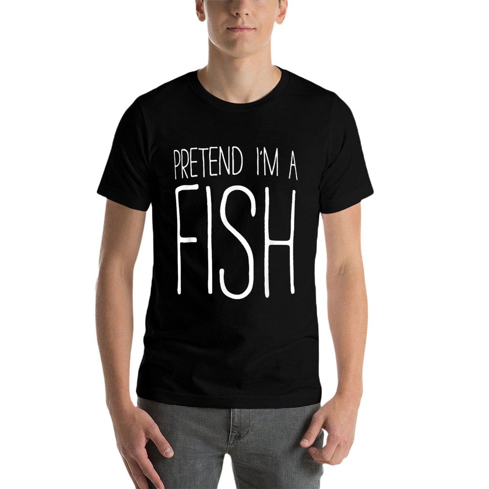 Pretend Im A Fish Adult Kids Men Women Costume  Vintage-inspired T-Shirt