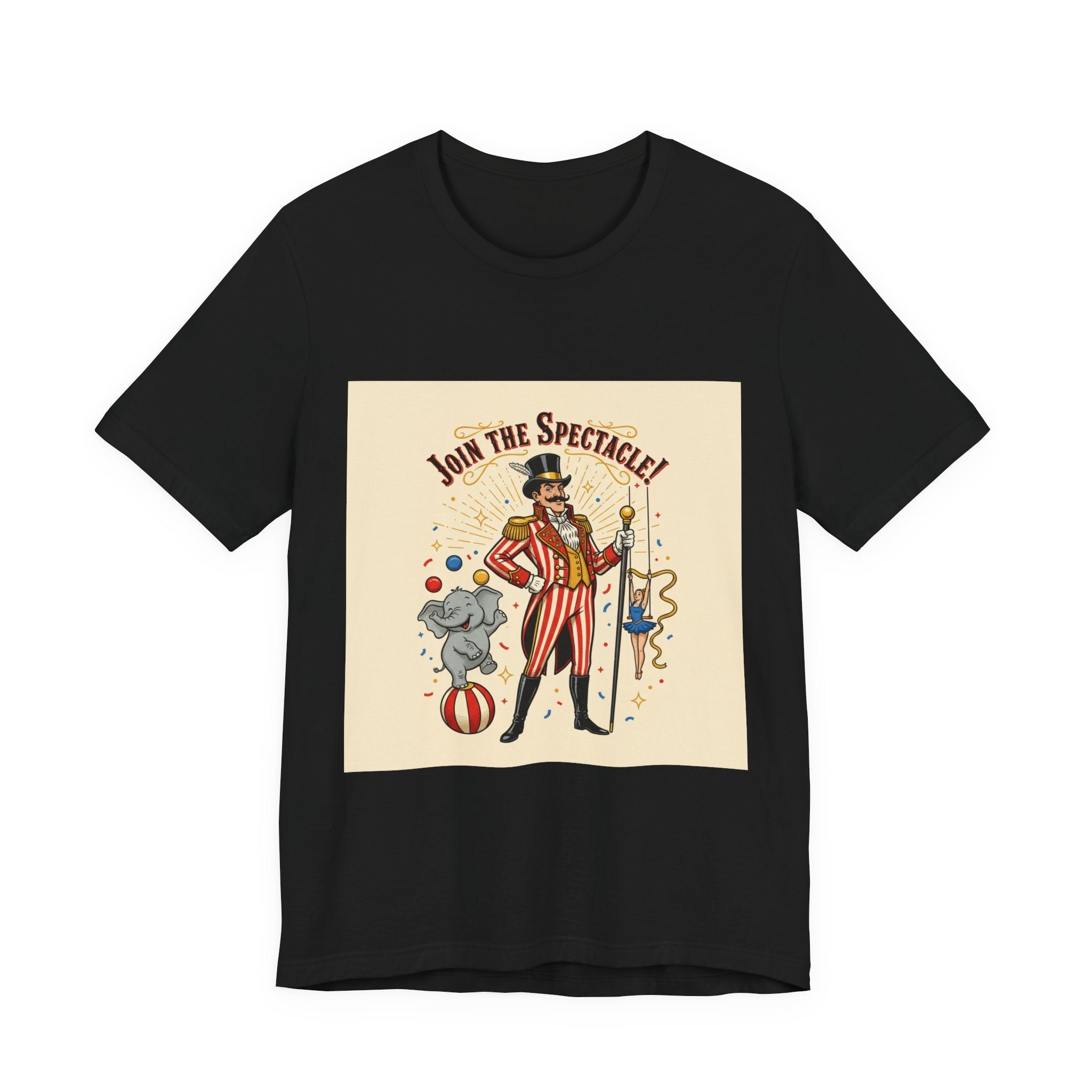 Vintage Circus Ringmaster Tee | vintage carnival design, big top shirt