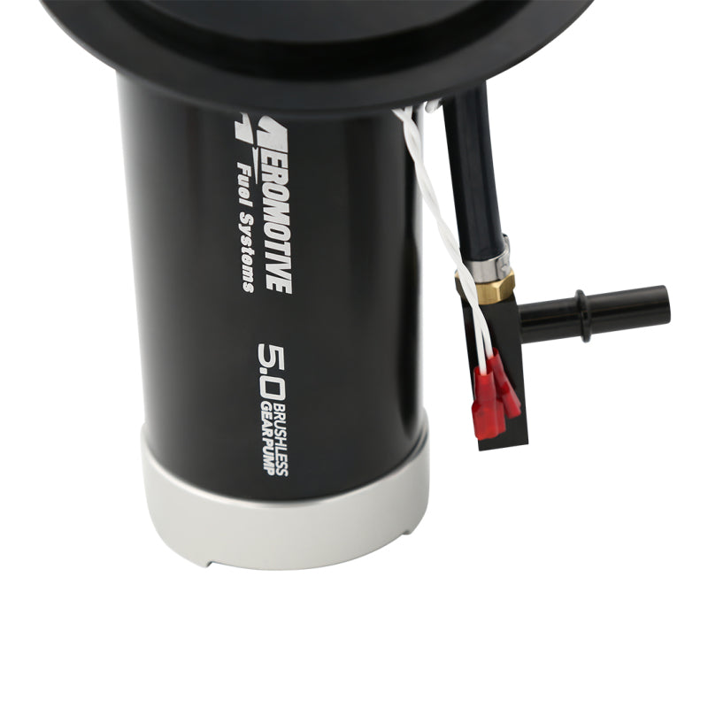 Aeromotive 11-17 Mustang S197/S550 Brushless 5.0 GPM Gear Pump 18-20 GT/Ecoboost 19108