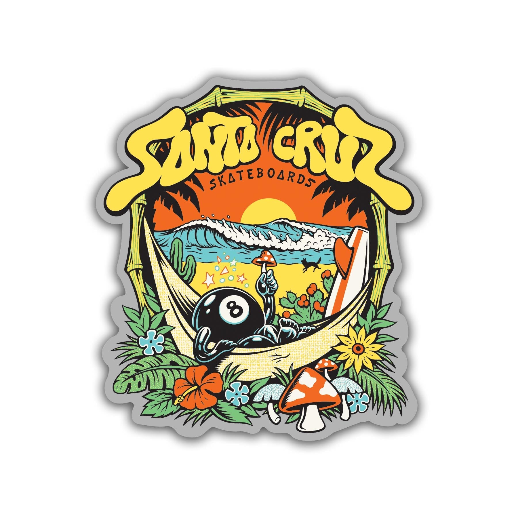 Santa Cruz Winkowski 8Baller Trip Sticker
