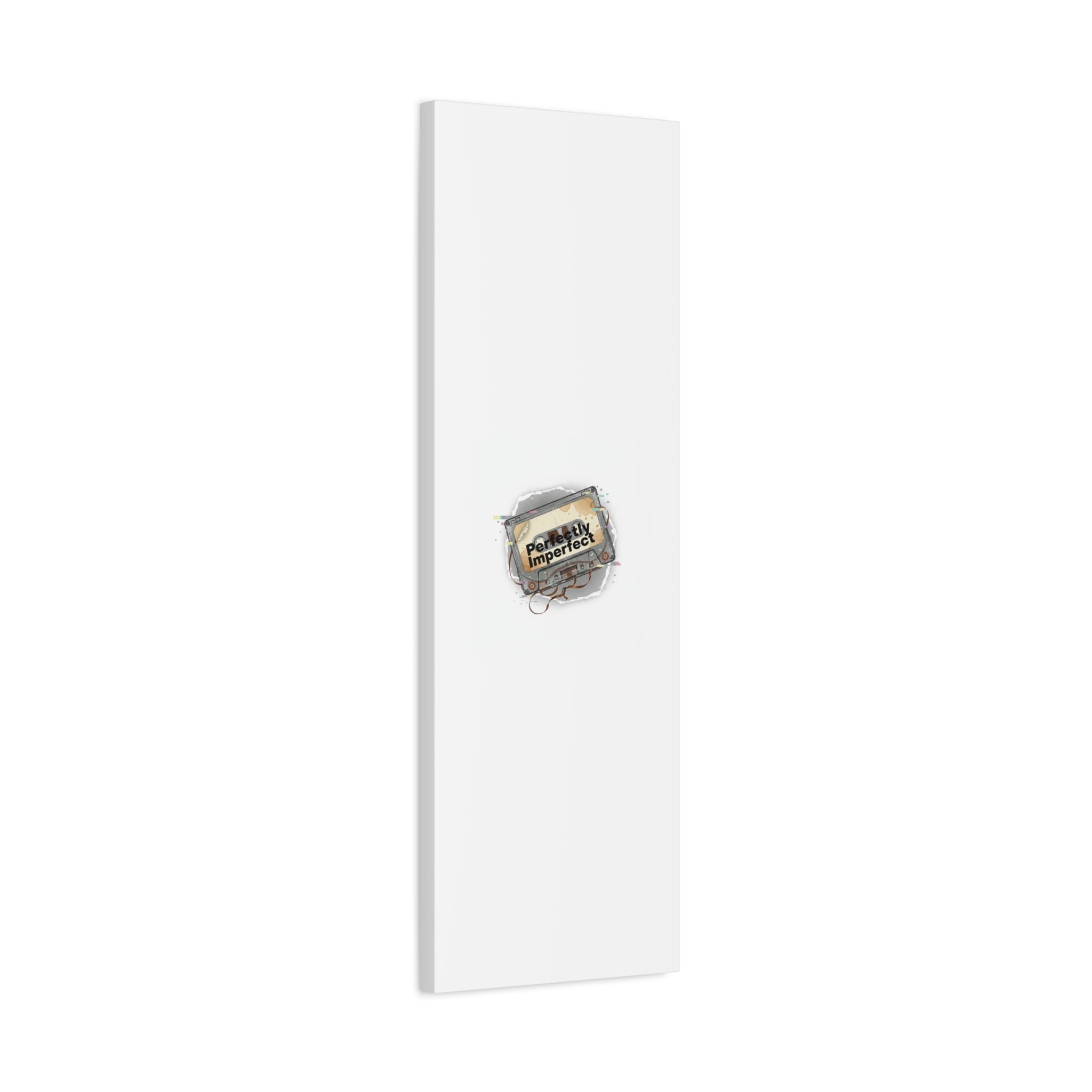 Perfectly Imperfect Cassette, Canvas Print | Analog Error, glitch art static