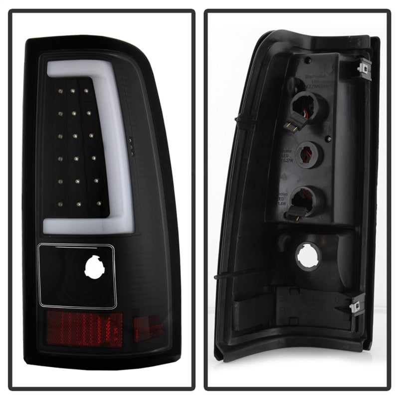 SPYDER xTune Chevy Silverado 1500/2500/3500 99-02 / Version 3 Tail Lights Black ALT-ON-CS99V3-LBLED-BK 9038761