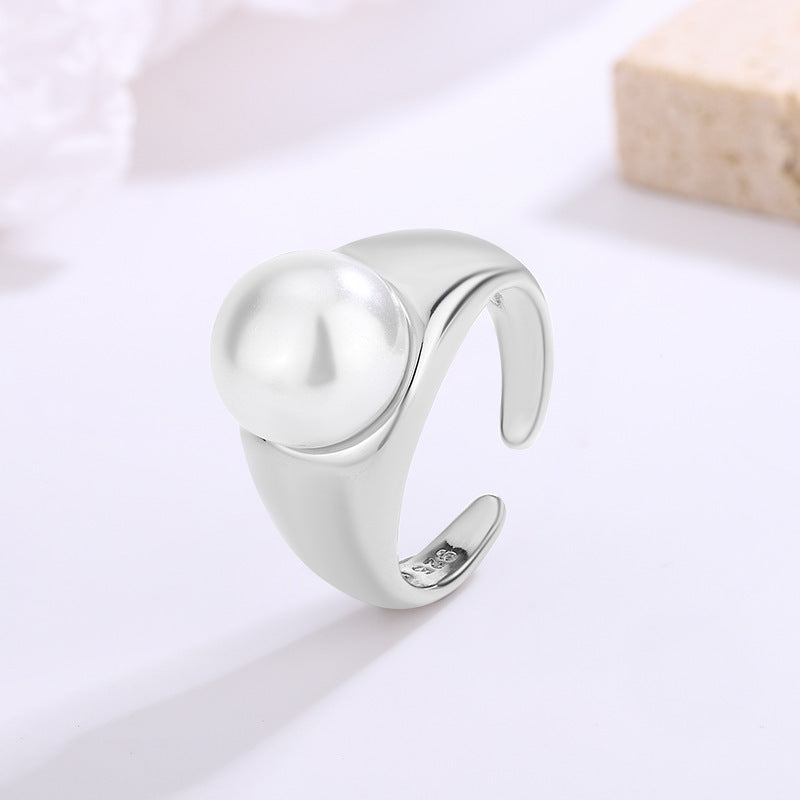 Zircon Inlaid Unique Design Minority Fashion Index Finger Ring