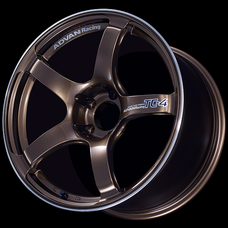Advan TC4 16x8.0 / +38 Offset / 4x100 / 73mm Bore / Umber Bronze Metallic and Ring YAD6G38AUAR
