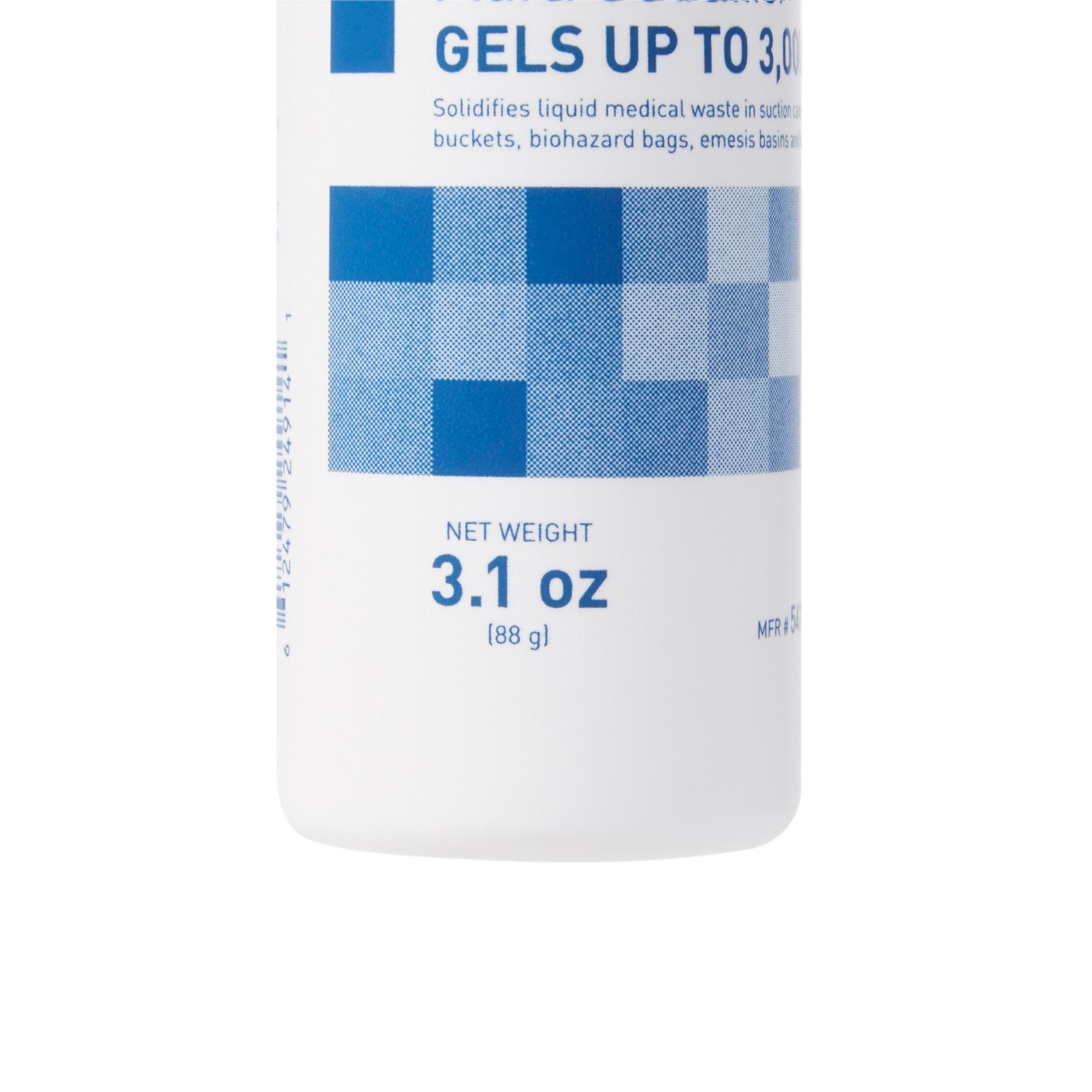 McKesson Fluid Solidifier – Gels up to 3,000 cc – Screw Cap Bottle, 3.1 oz 547-3000