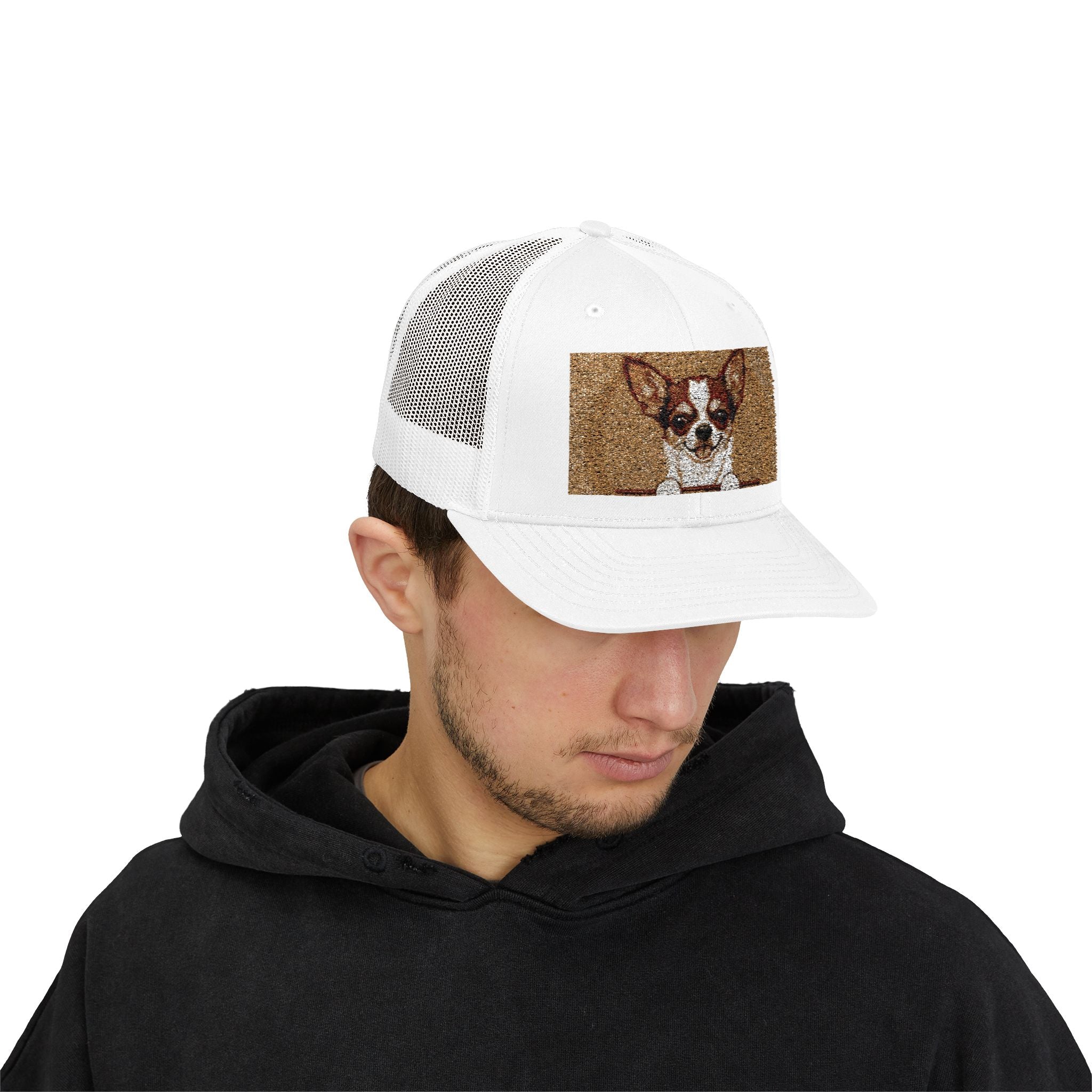 Meme Dog Trucker Hat — Funny Snapback Cap