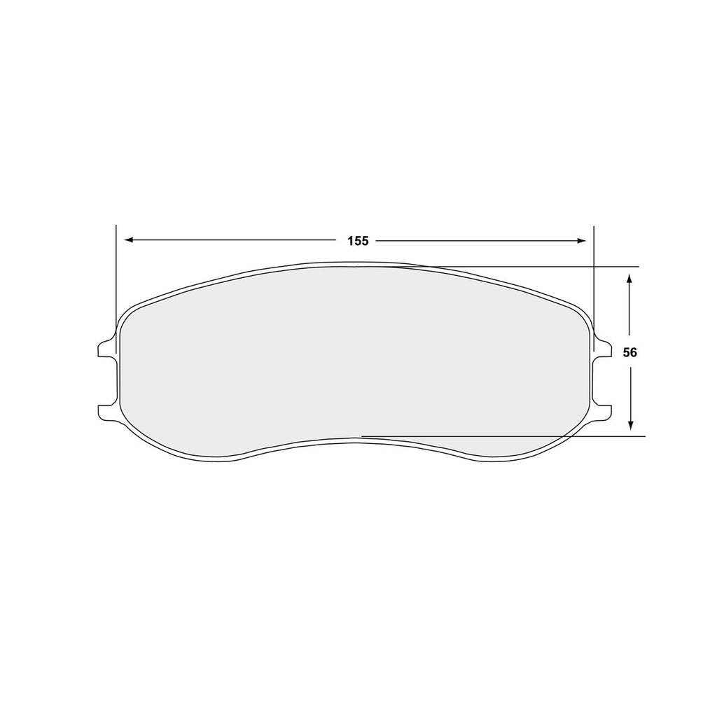 PFC Porsche 991 Cup / Cayman GT4 Clubsport Front Brake Pads - 15 Compound - 7968.15.28.44