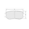 PFC Porsche 991 Cup / Cayman GT4 Clubsport Rear Brake Pads - 11 Compound  - 7969.11.26.44