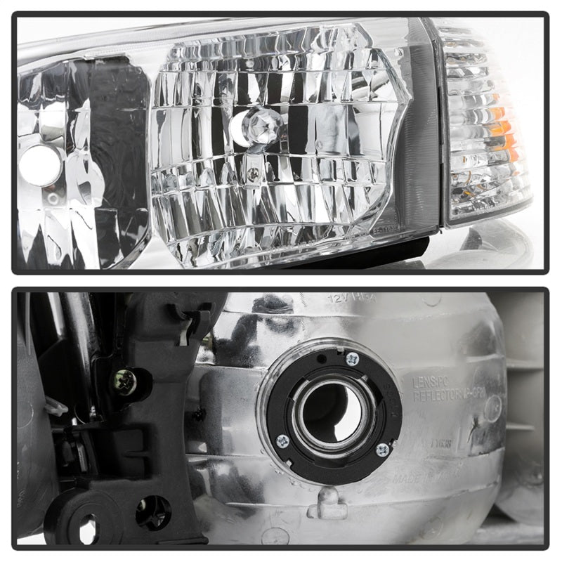 SPYDER xTune 00-01 Toyota Camry 4pc OEM Style Headlights w/Corner Lights - Chrome (HD-JH-TCAM00-SET-C) 9042812
