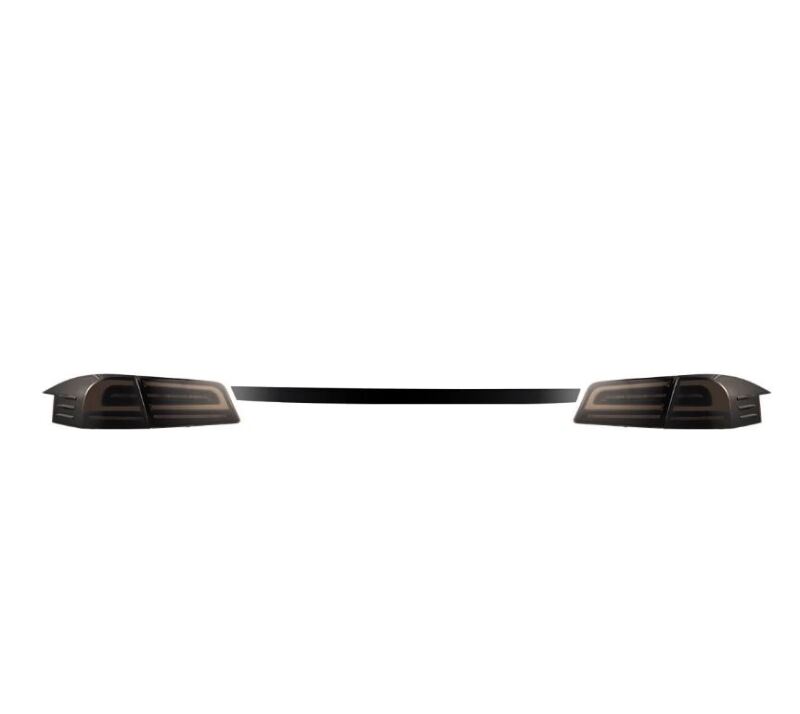 AlphaRex 12-21 Tesla Model S LUXX-Series LED Tail Lights - Black 601120 *Discontinued