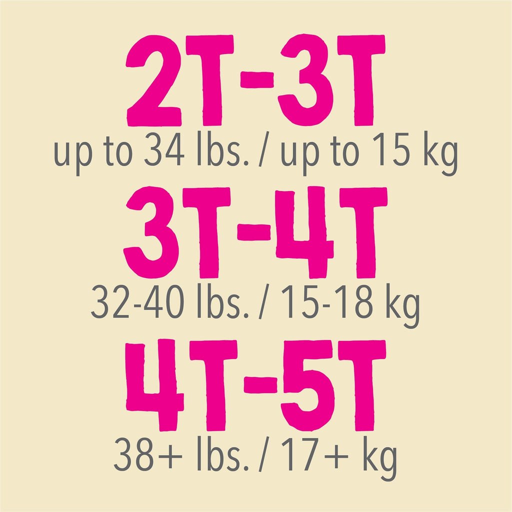 Cutie Pants® Toddler Training Pants, Pink Princess Print, 3T – 4T, 32 – 40 lbs. CR8008
