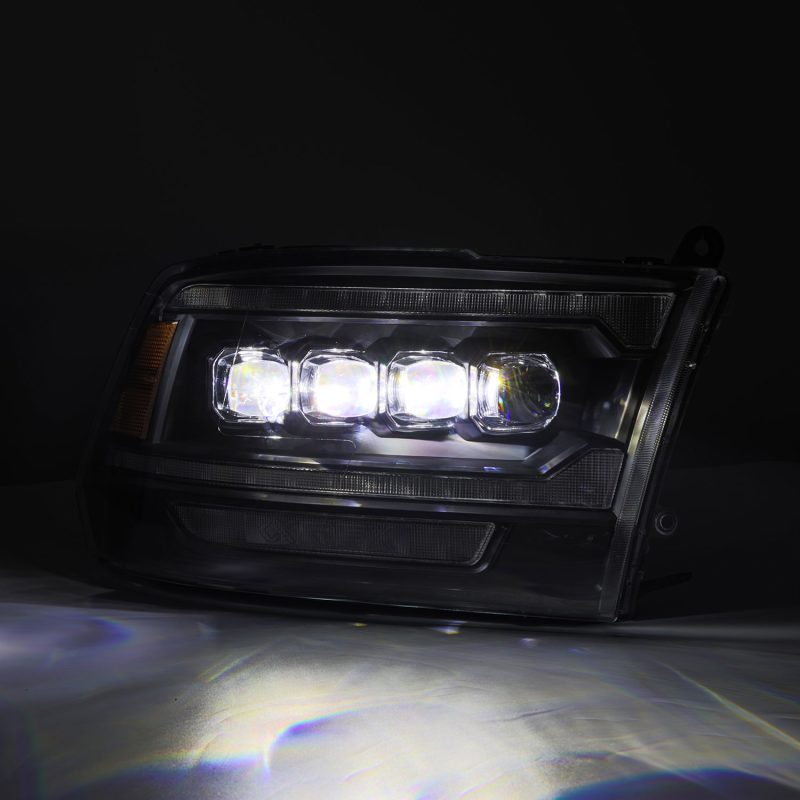 AlphaRex 09-18 Ram 2500 NOVA LED Proj Headlights Plank Style Chrome w/Activ Light/Seq Signal/DRL 880556 *Discontinued