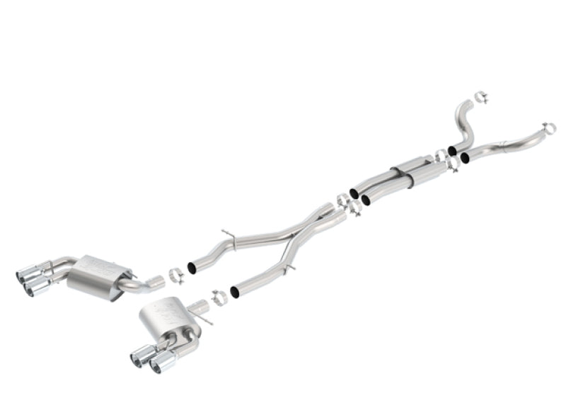 Borla Chevy 16-17 Camaro 6.2L ATAK Catback w/ Dual Tips (NPP) Dual Split Rear Exit 140688