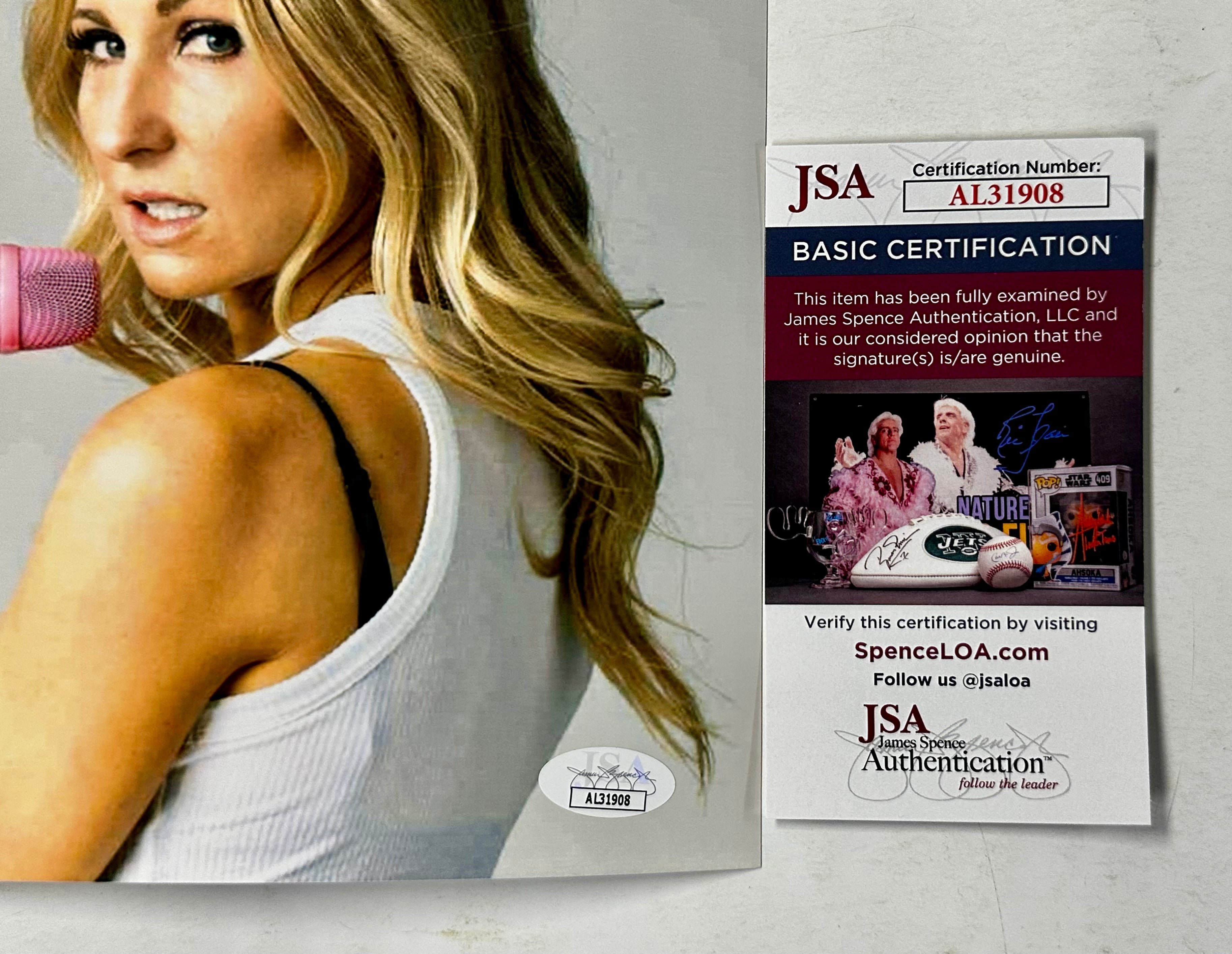 Stand Up Comedian Nikki Glaser Signed 8x10 Photo With JSA COA