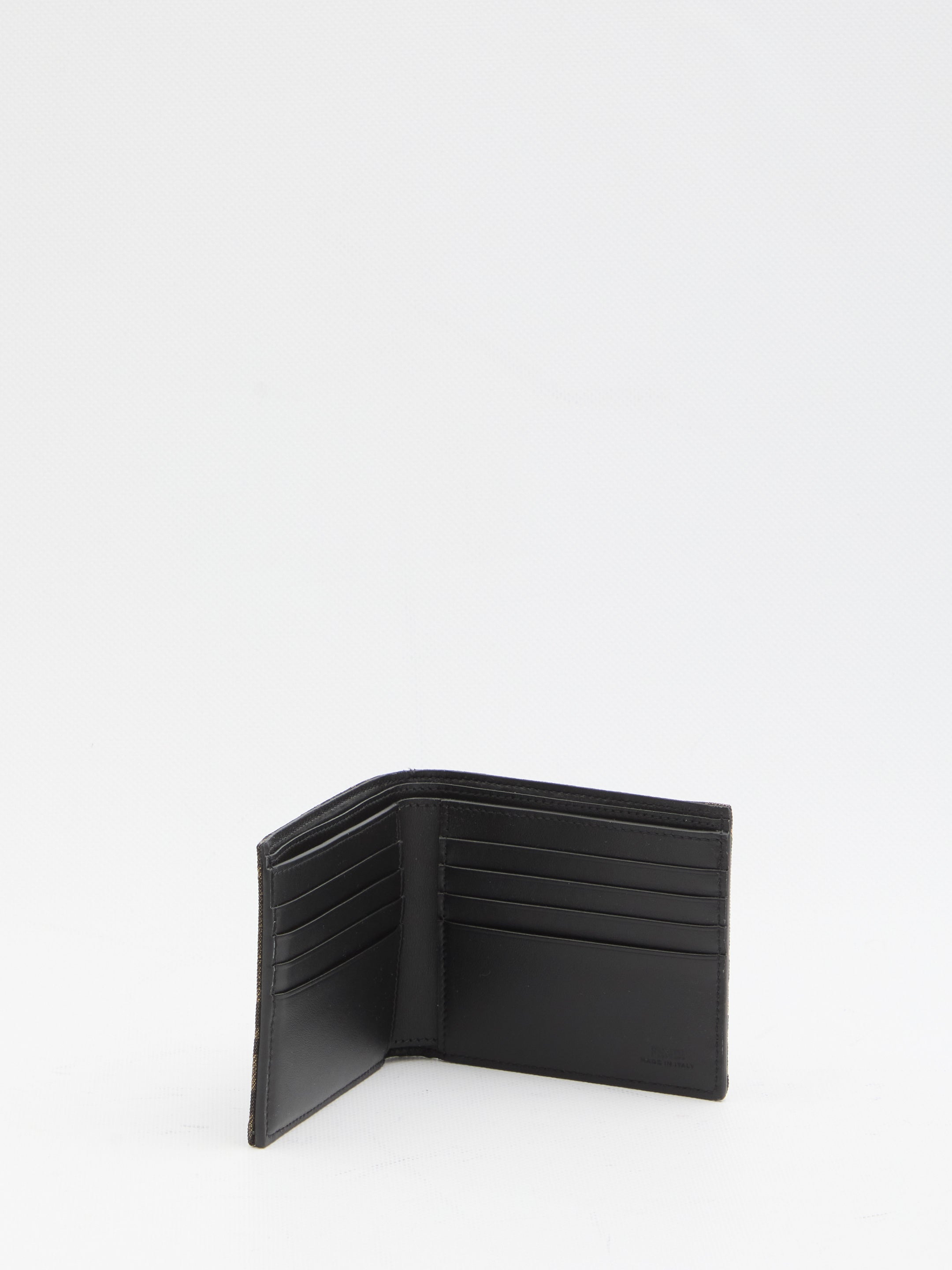 FENDI Mini Jacquard Bi-Fold Wallet - FW25