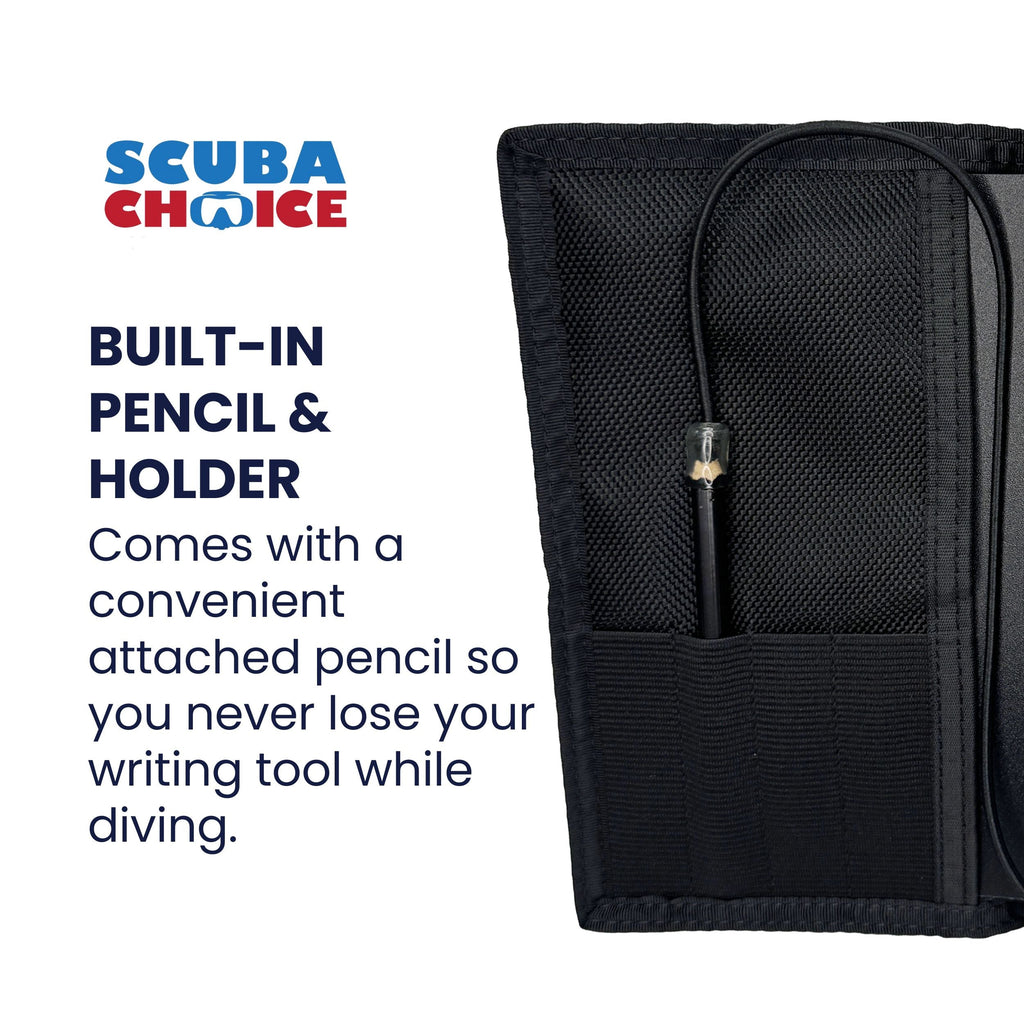 Scuba Dive Deluxe Underwater Notebook Wallet Waterproof Paper w/ Pencil