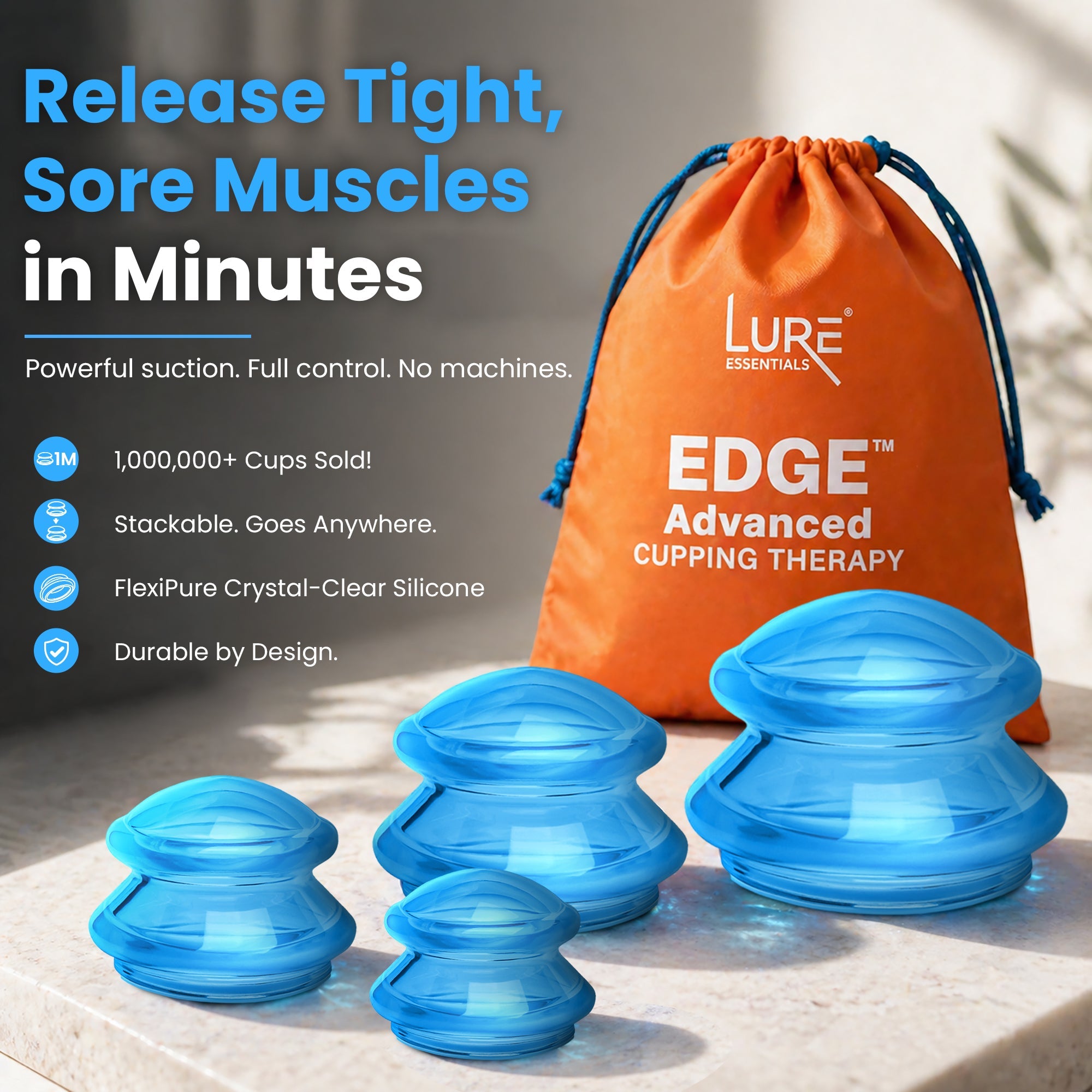 EDGE Silicone Cupping Set