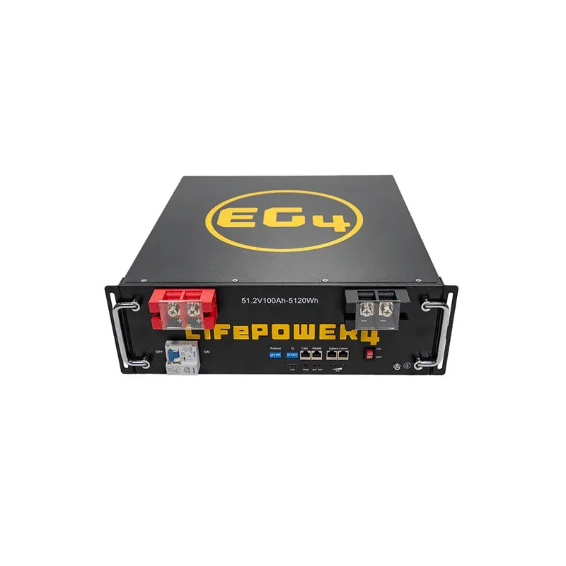 EG4 LifePower4 Lithium Battery | 48V 100AH 5.12kWh Server Rack